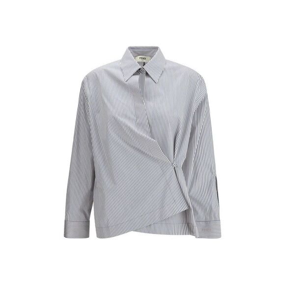 Fendi Multicolor Cotton Pattern Women's Shirt